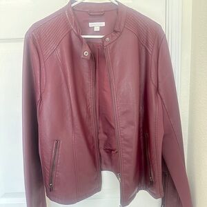 New York & Company women’s faux leather jacket X-LARGE